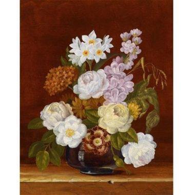 Tranh in canvas VTC LunaCV-0191 - lọ hoa đẹp, 50 x 65cm