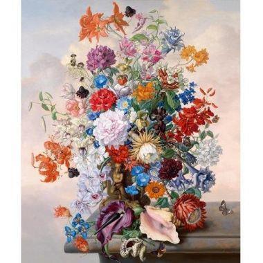 Tranh in canvas VTC LunaCV-0218 - bình hoa đẹp, 50 x 60cm