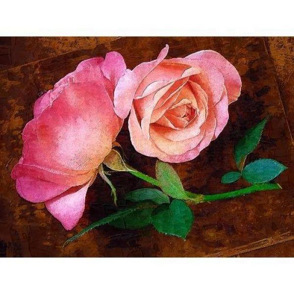 Tranh in canvas VTC LunaCV-0231 - hoa hồng, 66 x 50cm