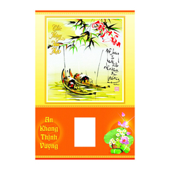 Tranh lịch ép gỗ không bloc Thế Giới Tranh Đẹp 1035