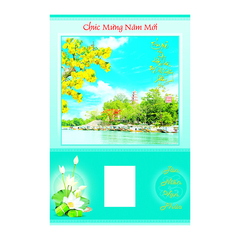 Tranh lịch ép gỗ không bloc Thế Giới Tranh Đẹp 1036