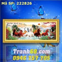 Tranh thêu mã đáo thành công - DLH-222826