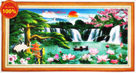 Tranh thêu tùng nghênh khách DLH-222850