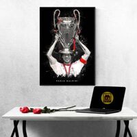 Tranh treo tường Cầu Thủ Bóng Đá Paolo Maldini Mẫu 02