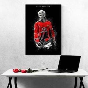 Tranh treo tường Cầu Thủ Bóng Đá David Beckham Mẫu 02