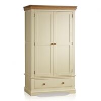 Tủ áo 2 cánh Country Cottage gỗ sồi 1m