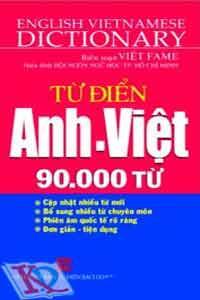 Từ Điển Anh Việt 90.000 Từ