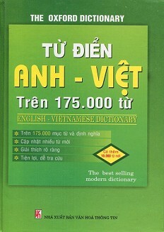 Từ Điển Anh Việt Trên 175.000 Từ (Bìa Cứng)