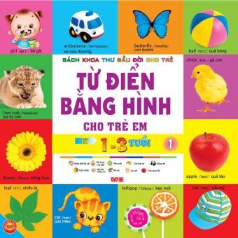 Từ điển tiếng Anh bằng hình cho trẻ em - Từ 1-3 tuổi (T1) - Tuệ Văn