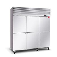 Tủ đông 6 cánh đứng inox TurboGold TG-6DF
