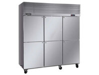 Tủ đông inox 6 cánh 1590L Sanden SRF-1853