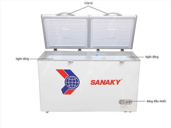 Tủ đông Sanaky 1 ngăn 420 lít SNK-420A