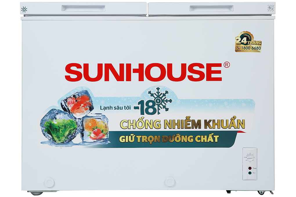 Tủ đông Sunhouse 2 ngăn 255 lít SHR-F2362W2