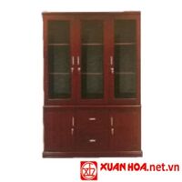 Tủ gỗ tài liệu 2 tầng Xuân Hòa TGD-05-00 PU