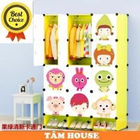 Tủ kệ nhựa lắp ghép đa năng Tâm House TN56