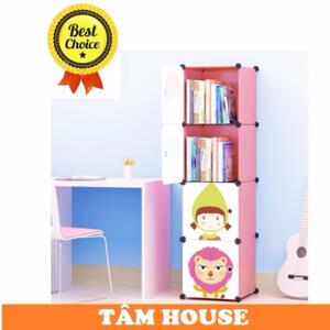 Tủ kệ nhựa lắp ghép đa năng Tâm House TN100