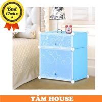 Tủ kệ nhựa lắp ghép đa năng Tâm House TN38