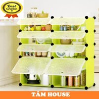 Tủ kệ nhựa lắp ghép đa năng Tâm House TN111