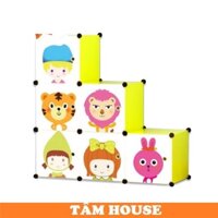 Tủ kệ nhựa lắp ghép đa năng Tâm House TN40