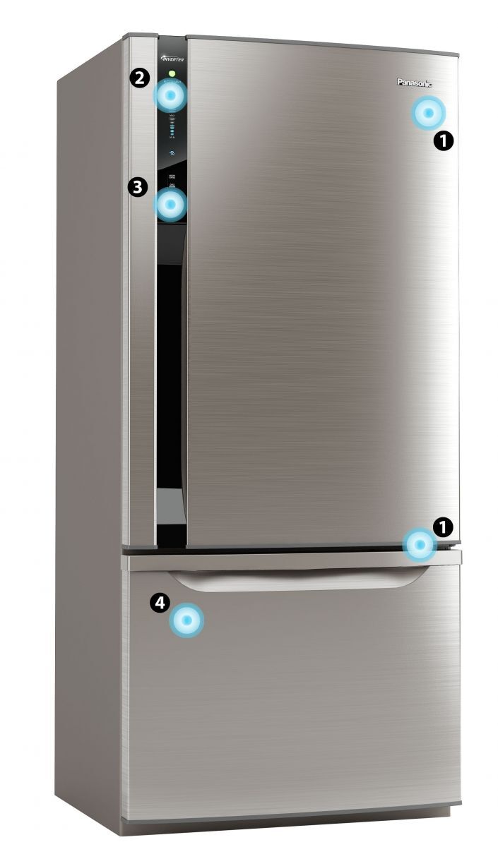Tủ lạnh Panasonic Inverter 395 lít NR-BW465XSVN