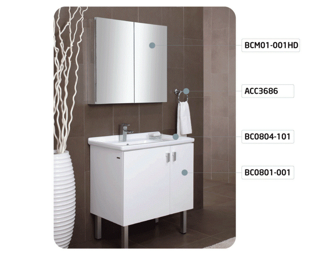 Tủ lavabo Moen BC0805-801