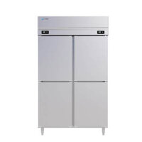 Tủ mát đứng Icymax IUR-4S128, 4 cánh inox 1100L