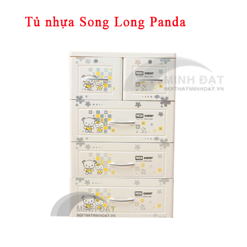 Tủ nhựa Song Long Panda 4 tầng, 5 ngăn