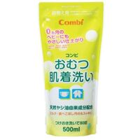 Túi dung dịch Combi giặt xả quần áo trẻ em từ dầu cọ - 500ml