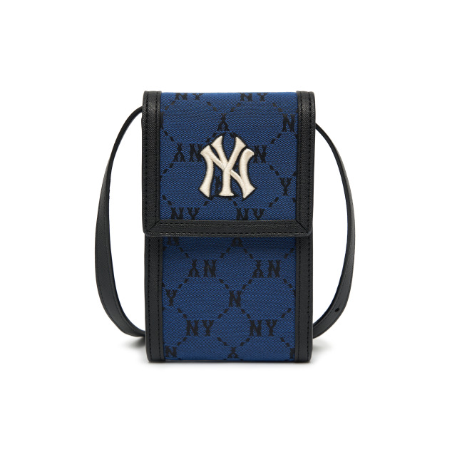 Túi MLB Monogram Diamond Jacquard Cell Phone Cross Bag New York Yankees 3ACRH011N