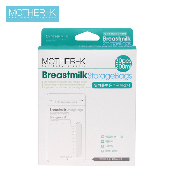Túi trữ sữa cảm biến nhiệt Mother-K Hàn Quốc Breast Milk Storage KM13002