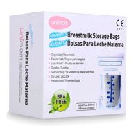 Túi trữ sữa Unimom Compact không BPA - 60 túi 210 ml UM870268