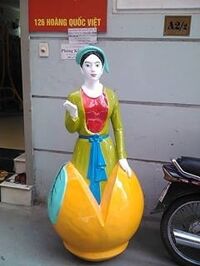 Tượng cô tấm tượng nhân vật cổ tích