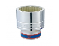 Tuýp 37mm loại 3/4 Kingtony 633037M ngắn 12 cạnh màu trắng