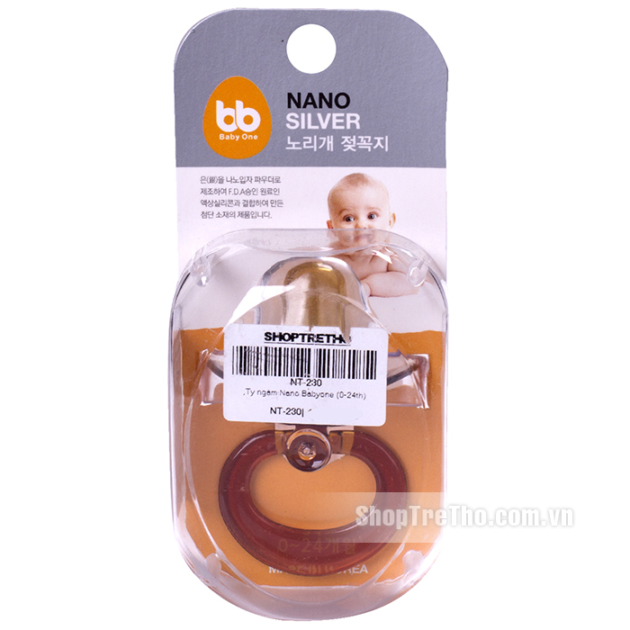 Ty ngậm Nano Silver baby one