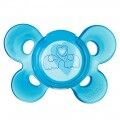 Ty ngậm silicon Physio Comfort Voi xanh kèm hộp 6M+ Chicco
