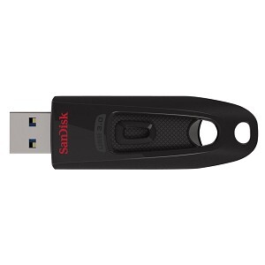 USB 3.0 Sandisk Ultra CZ48 64GB - màu đen/ đỏ