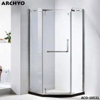 Vách kính tắm góc cửa cánh Archyo 10531 (đơn giá/ m²)