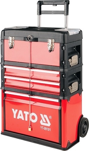 Vali đựng đồ nghề di động 4 ngăn Yato YT-09101