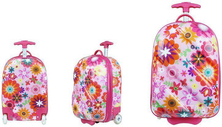 Vali trẻ em sắc màu hoa xuân Bouncie LG-15FL-P02