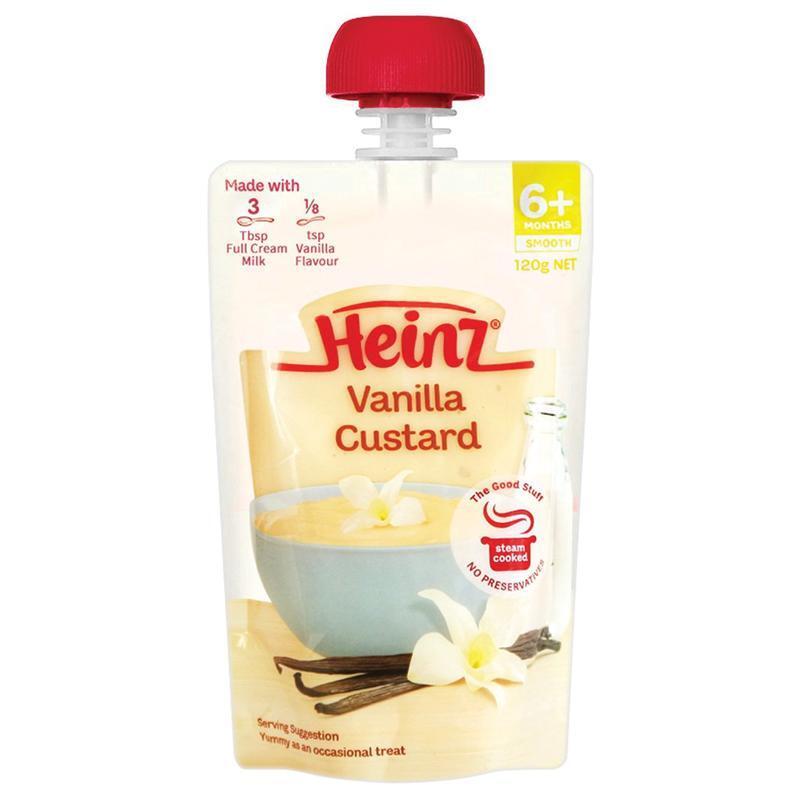 Váng sữa Heinz vị vani - 120g (dành cho trẻ trên 6 tháng tuổi)