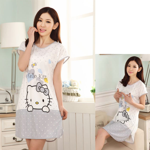Váy ngủ hoạt hình Hello Kitty - MS90 ( GS60 )
