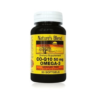 Hỗ trợ tim mạch CO–Q10 OMEGA 3 Natures Blend USA 30v 