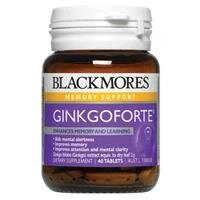 Viên bổ não, tăng cường trí nhớ Blackmores Ginkgo forte 40 viên