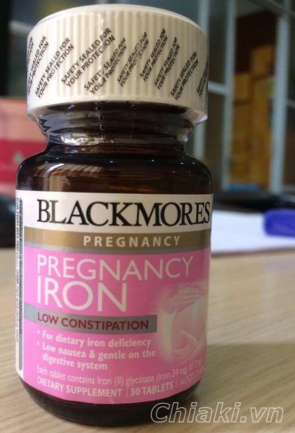 Viên bổ sung sắt cho phụ nữ mang thai Blackmores Pregnancy Iron 30 viên