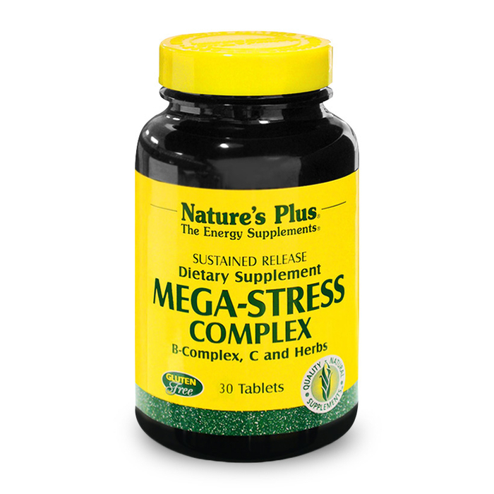Viên chống stress Nature's Plus Mega-Stress Complex 30 viên