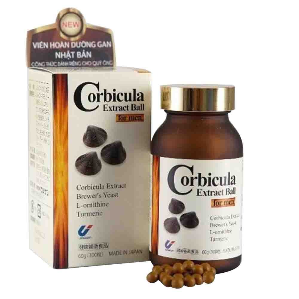 Viên dưỡng gan Corbicula Extract Ball for Men 60g 300 viên