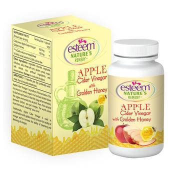 Viên giấm táo mật ong Esteem Apple Cider Vinegar - 60 viên