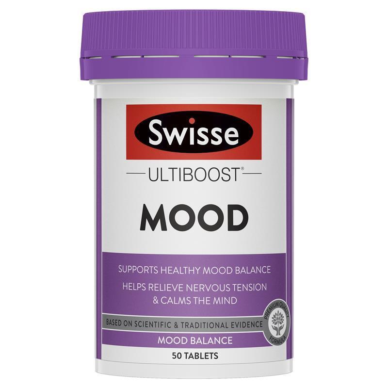 Viên hỗ trợ thần kinh Swisse Ultiboost Mood 50 viên