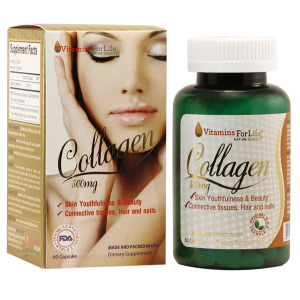 Viên nang Collagen 500mg Vitamins For Life hộp 60 viên