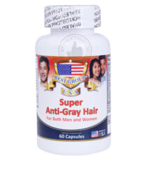Viên thuốc uống đen tóc trị tóc bạc sớm Super Anti Gray Hair